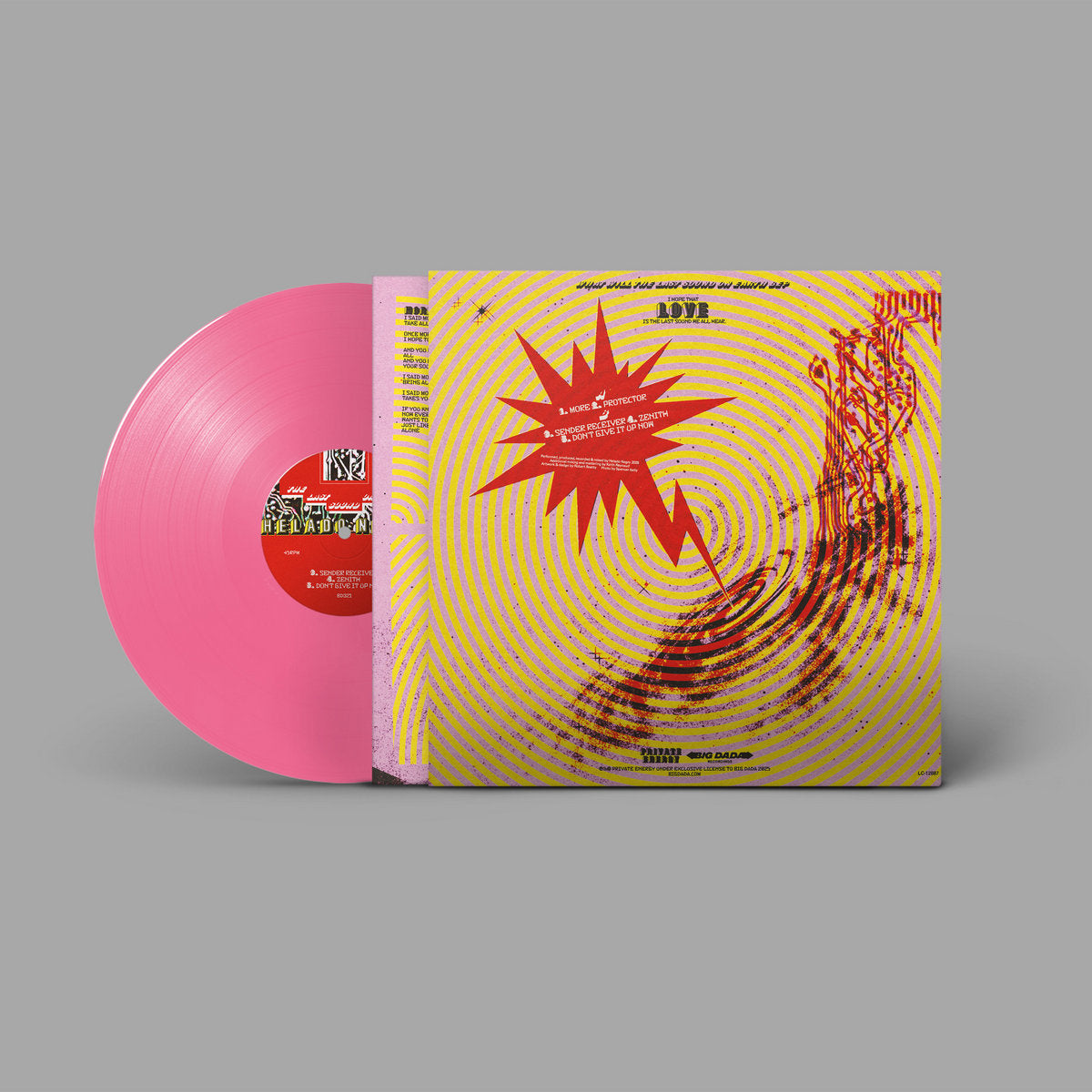 The Last Sound On Earth LP on pink vinyl